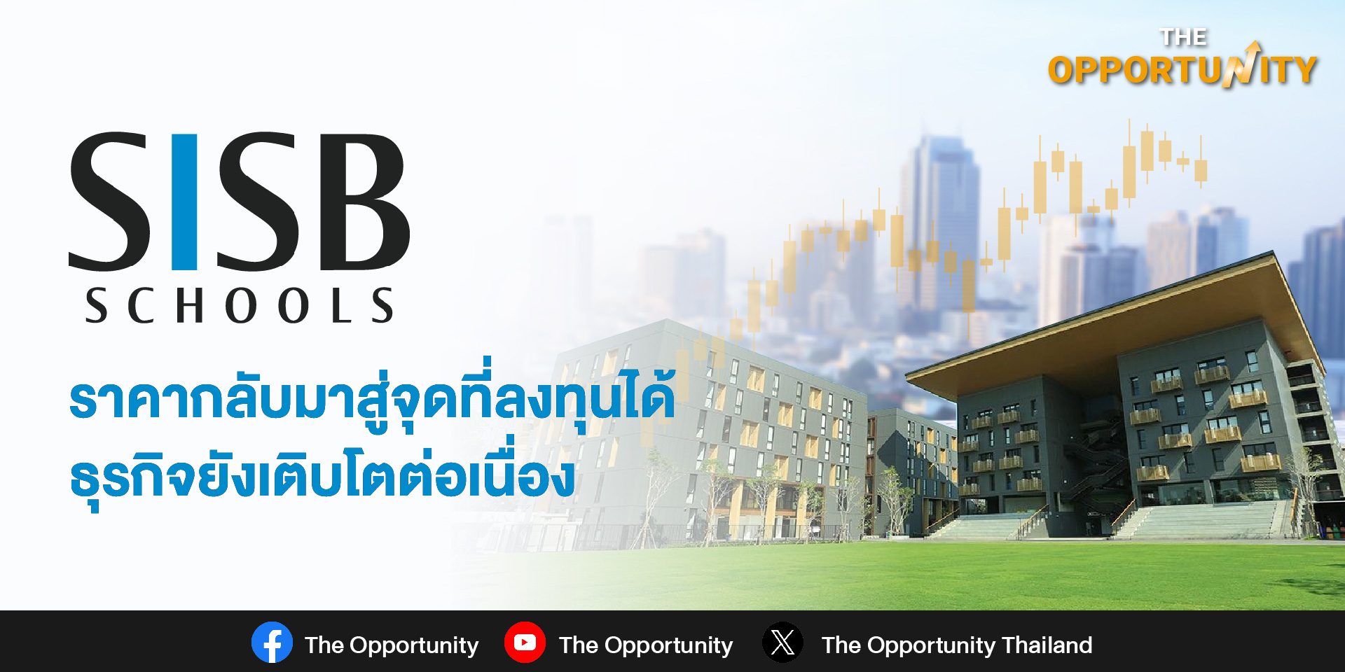 SISB ราคากลับมาสู่จุดที่ลงทุนได้ ธุรกิจยังเติบโตต่อเนื่อง 